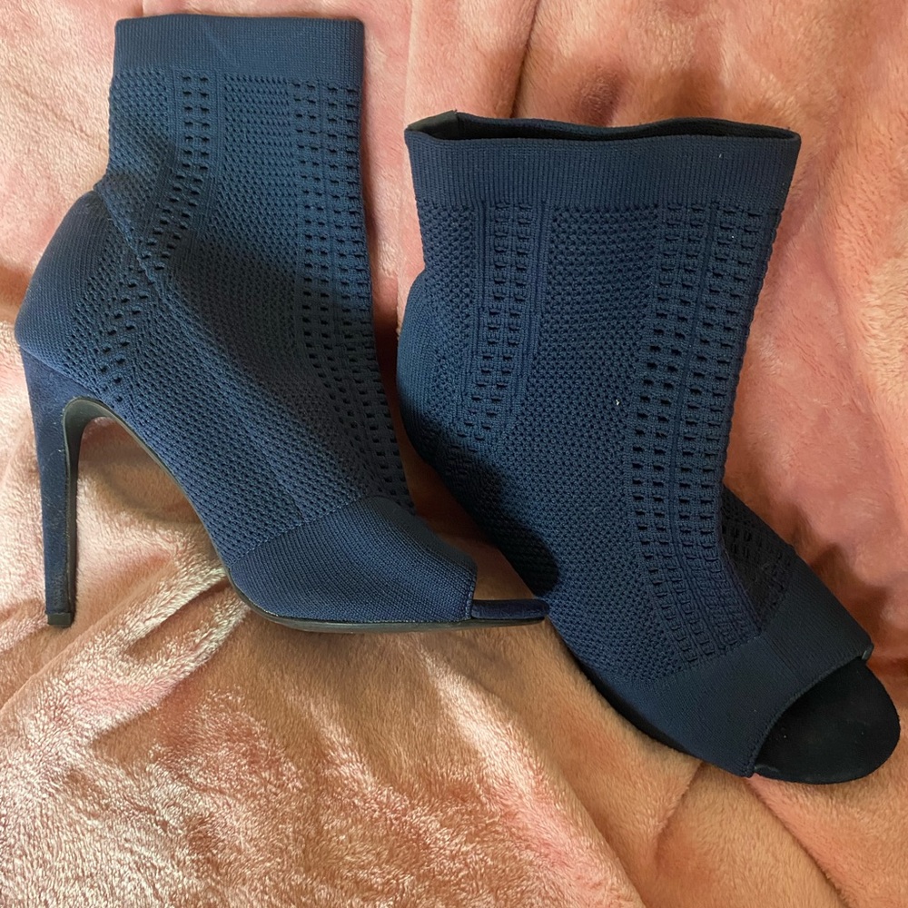 open toe sock boots